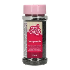 FunCakes - Sockerpärlor Svarta 80 gram