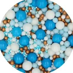 FunCakes Soft Pearls Blå Mix 80 gram