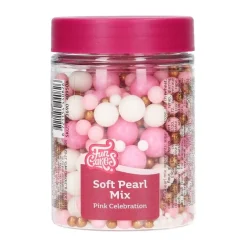 FunCakes Soft Pearls Rosa Mix 80 gram
