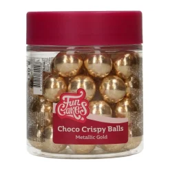 FunCakes - Stora Chokladkulor i Guld 130 gram