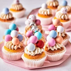 FunCakes - Stora Chokladkulor Ljusblå