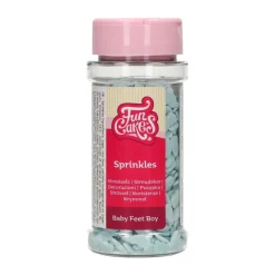 FunCakes - Strössel Baby Feet blå 55 gram
