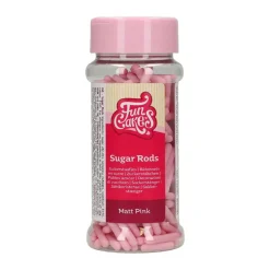 FunCakes - Strössel Rosa stavar XL 70 gram