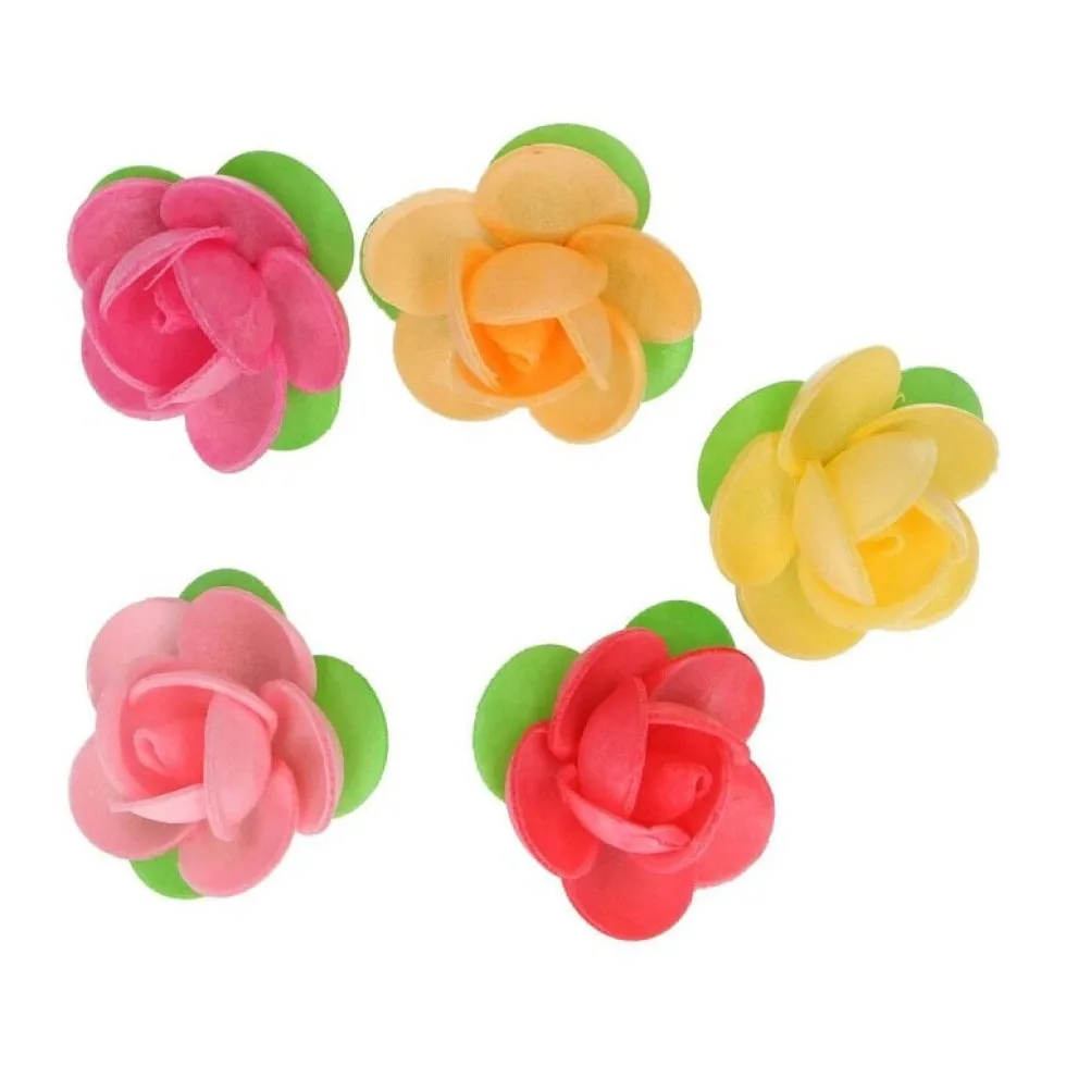 FunCakes - Ätbara Oblatblommor, Kamelia 5-pack