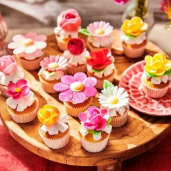 FunCakes - Ätbara Oblatblommor, Kamelia 5-pack