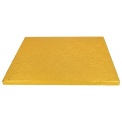 FunCakes - Tårtbricka fyrkantig Guld 30,5 cm