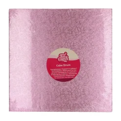 FunCakes - Tårtbricka fyrkantig Rosa 30,5 cm