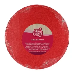 FunCakes - Tårtbricka rund Röd 20 cm