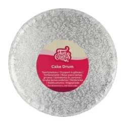 FunCakes - Tårtbricka rund Silver 20 cm