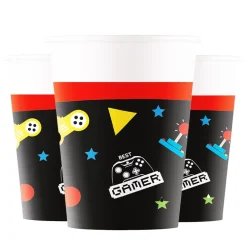 Gamers Party - Pappmuggar 8-pack