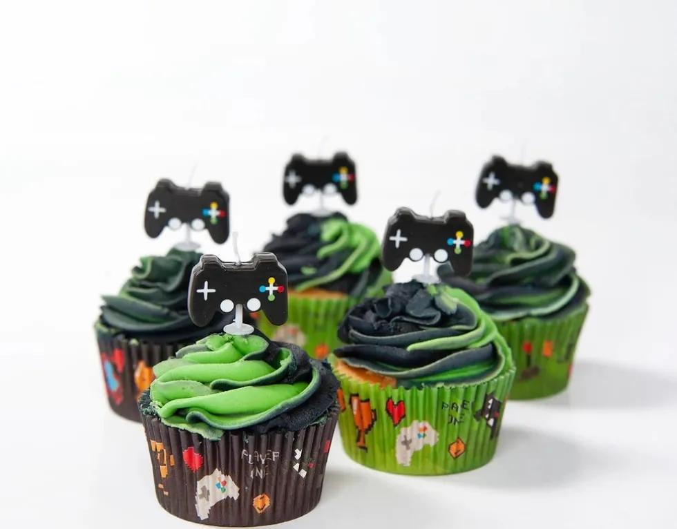 Gaming Party - Tårtljus 5-pack