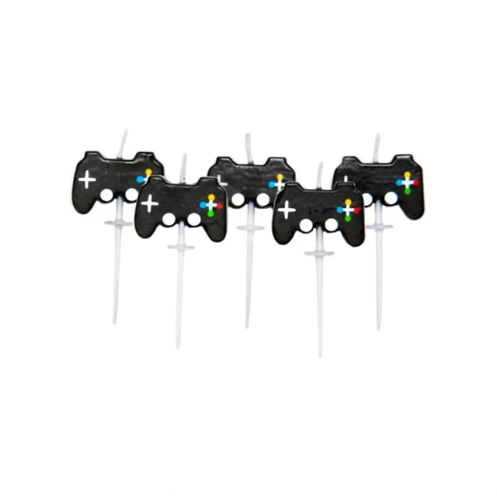 Gaming Party - Tårtljus 5-pack