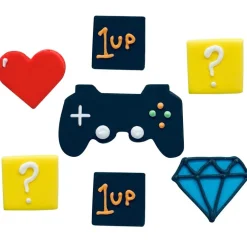 Gaming Sockerdekorationer 7 pack