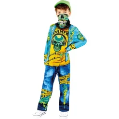 Gaming Zombie Maskeraddräkt Barn 6-10 år