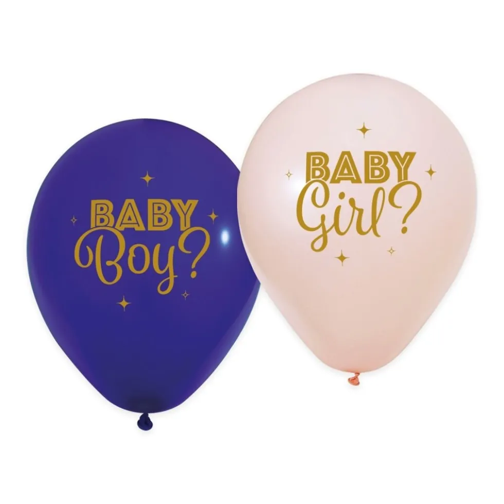 Gender Reveal Ballonger 8-pack