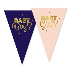 Gender Reveal Flaggirlang 10 meter