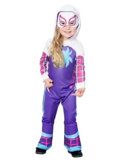 Ghost Spider Maskeraddräkt Barn 3-4 år (98-104 cm)