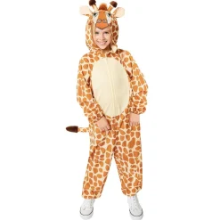 Giraff Onepiece Maskeraddräkt Barn 8-10 år (128-134 cm)