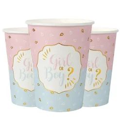 Girl or Boy - Pappmuggar 10-pack