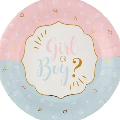 Girl or Boy - Tallrikar 10-pack