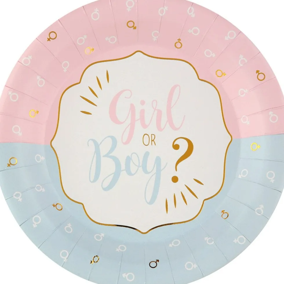 Girl or Boy - Tallrikar 10-pack