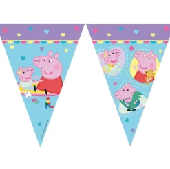 Greta Gris Flaggirlang av papper 230 cm