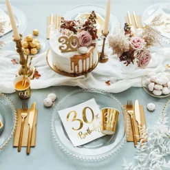 Guld 30 år - Servetter 20-pack
