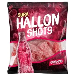 Hallonshots 80 gram