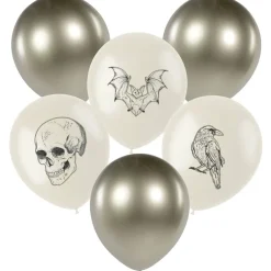 Halloweenballonger Creepy Curiosities 6-pack