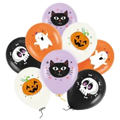 Halloweenballonger 8-pack