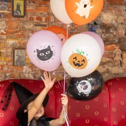 Halloweenballonger 8-pack
