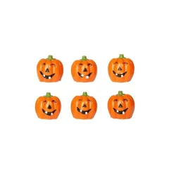Halloweendekoration - Små pumpor 2,3 cm 6-pack