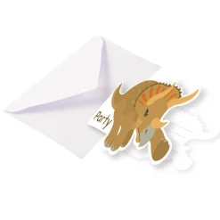 Happy Dinosaur - Inbjudningskort 8-pack