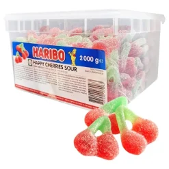 Haribo Happy Cherries Sura Storpack 2 kg