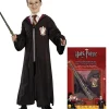 Harry Potter kit med rock, trollstav och glasögon