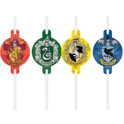 Harry Potter - Pappsugrör 4-pack