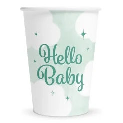 Hello Baby Pappmuggar 8-pack