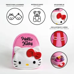 Hello Kitty Barnryggsäck i plysch