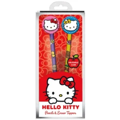 Hello Kitty - Blyertspennor med Suddgummi 2 st.