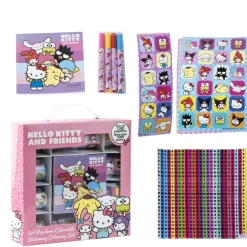 Hello Kitty Klistermärkes- & Målarset 1000 delar