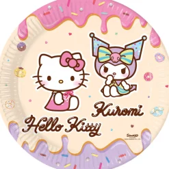 Hello Kitty & Kuromi - Tallrikar 8-pack