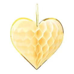 Hjärtformade Honeycombs Pastell 4-pack