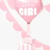 Hjärtformad folieballong It´s a Girl
