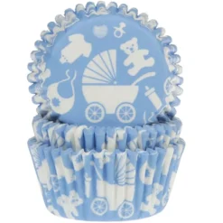 HM Muffinsformar - Baby blå 50-pack