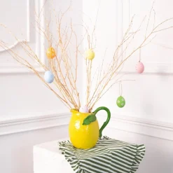 Hängande påskägg med blommor 6-pack