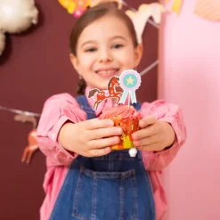 Hästar Cake Toppers 9-pack
