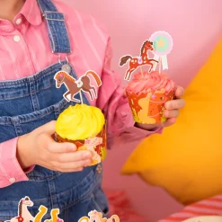 Hästar Cake Toppers 9-pack