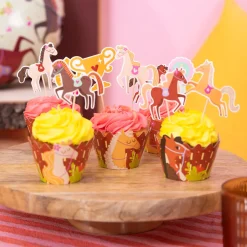 Hästar Muffinsöverdrag 6-pack