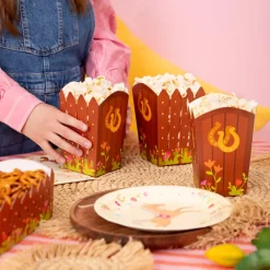 Hästar Popcornboxar 6-pack