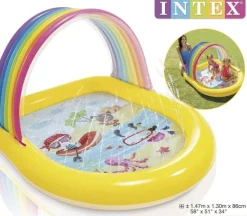 Intex Spraypool Regnbåge 147 cm